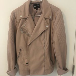 Express Pink Leather Jacket